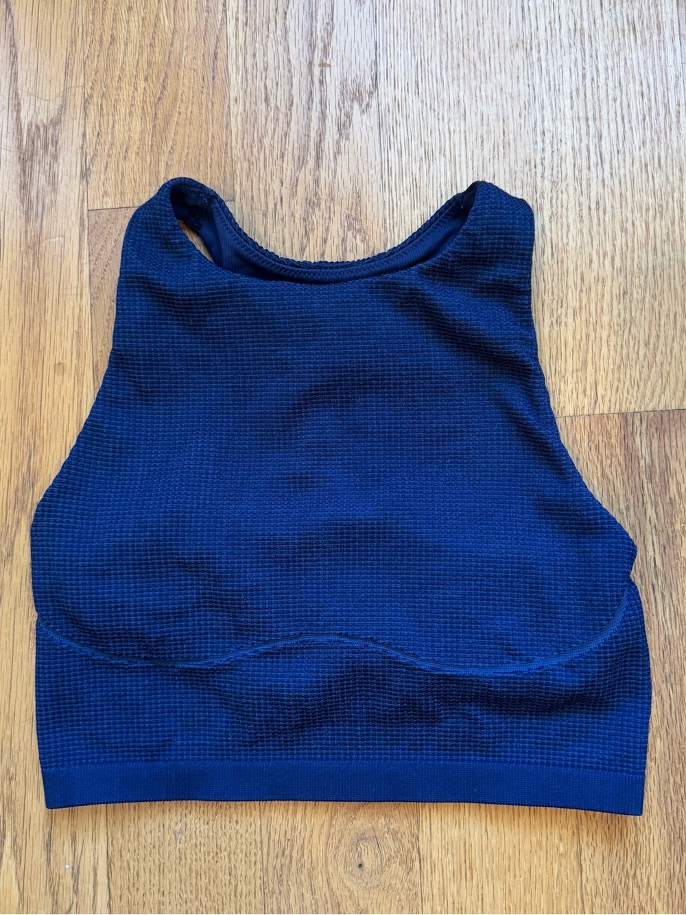 Offline High-Neck Navy Sports Bra